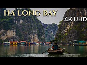 Exploring Ha Long Bay: Vietnam's Majestic Limestone Islands 4k