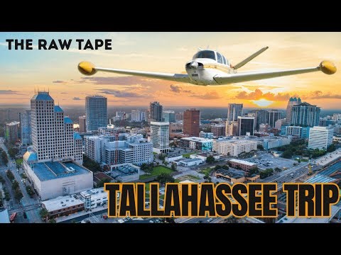 Crosswind Landing into Tallahassee Bonanza Ride Along The Raw Tape