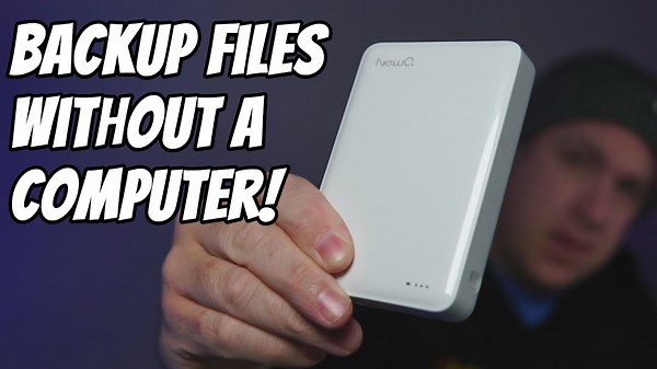 NEWQ Hard Drive for Phone & Computer - Easy phone backup. Perfect for travel!