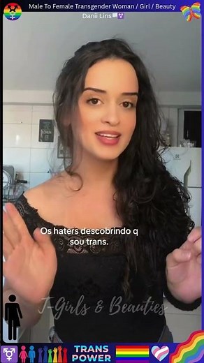 Male to Female Transgender Woman -Danii Lins #viralvideo #shortvideo #transgender #mtf #lgbt #shorts