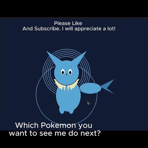 I Created Vaporeon In Pygame! #pokemon #python #pygame