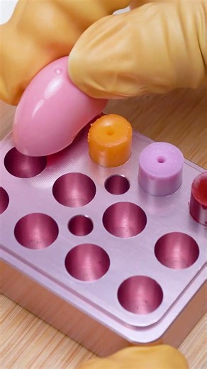 Fixing a Broken Pill Lipstick💖💊✨ Satisfying Makeup Repair ASMR #shorts #asmr #cosmeticrepair #beauty