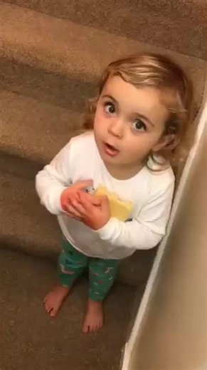 Cheese Girl Climbs on Chair for a Block of Cheese | Funny Toddler Moment