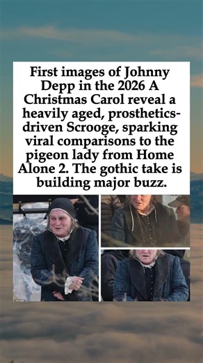Johnny Depp’s Shocking ‘Scrooge’ Look in ‘A Christmas Carol’ Goes Viral