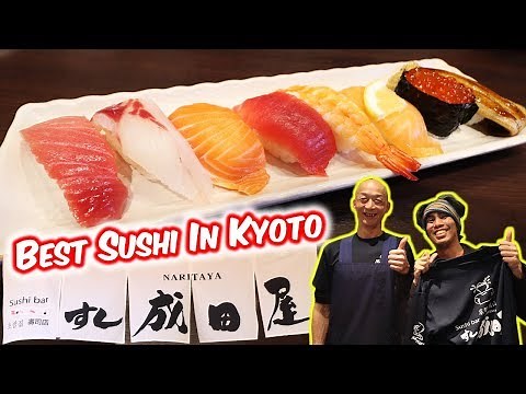 THE BEST SUSHI In KYOTO JAPAN | Sushi Naritaya