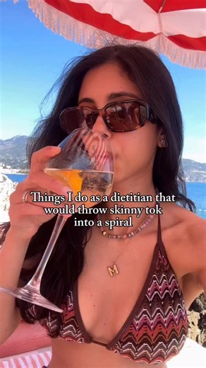 Marissa Karp, MS, RD, CDN on Instagram: "Things I do as a dietitian that would throw skinny tok into a spiral: 1. Tell clients to add fat to meals on purpose. Olive oil, butter, avocado, nut butter. Not “just a drizzle.” A real amount. 2. Let hunger guide portions instead of measuring cups. Your body is not a math equation. 3. Eat carbs multiple times a day. Mostly fiber filled ones, also plenty of fast, delicious, simple carbs 4. Recommend eating even when you’re not “perfectly” hungry because