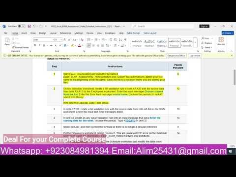 YO22_Excel_BU04_Assessment2_Hotel_Schedule | YO22 Excel BU04 Assessment2 Hotel Schedule