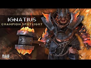 Champion Spotlight: Ignatius 17 Second NM Farm + 3 Man Spider 20 I Raid Shadow Legends