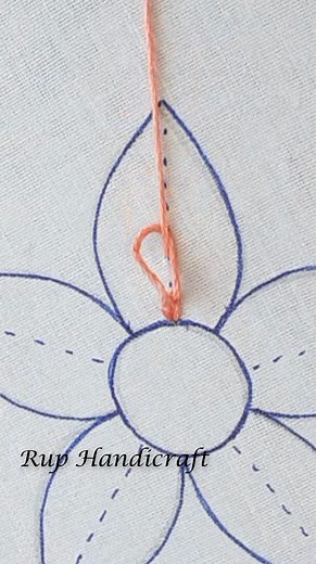 277K views · 1.6K reactions | Beautiful Flower Embroidery designs chain Stitch Flower shorts embroidery #embroidery #short #reelsfbシ | Rup Handicraft | Facebook