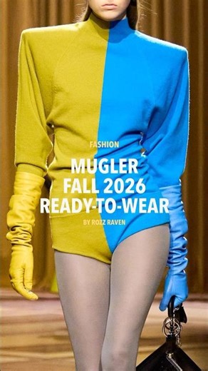 Mugler Fall 2026 Ready-to-Wear #mugler #runwaycollection #fashionshow