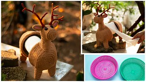 628K views · 6.6K reactions | ตะกร้าขนมจีนเหลือใช้เอาไปทำอะไรดี ep.17 ค่ะ diy how to make a tissue box from waste materials #diy #craft #tissuebox | เหรียญโปรยทาน Ribbon Art | Facebook