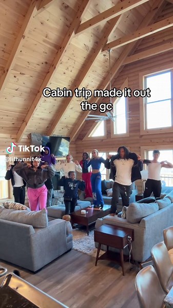 pov: the whole house got cracked🤫#cabintrip #fyp | cabin trip