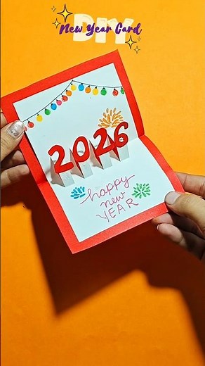 DIY Happy New Year Greeting Card Ideas✨#christmas#pojallojha