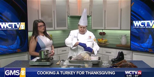Cooking a turkey with Keiser University