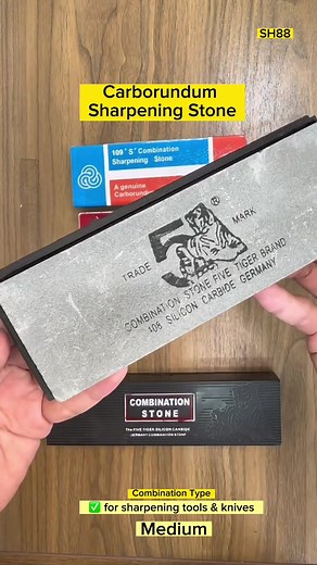 Carborundum Sharpening Stone Combination Type - Medium & Large Sizes Available