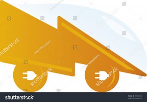 Vector Illustration Electric Car Icon Easy Stock Vector (Royalty Free) 20308306 | Shutterstock