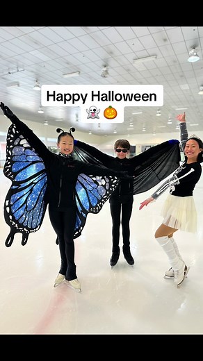 Spooky Halloween Ice Skating Performance