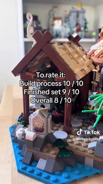 This is a great set and my first in the Viking theme. The peices and build is great. the only thing holding this back from a 10/10 set IMO is the minifigures. With a larger landscape build I’d want at least 6 figs to fill the space in this set. Otherwise I love it and I’m still happy to have it in my collection! #lego #viking #legoideas #legotiktok #collection
