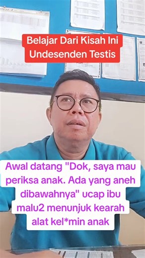ibnusyamsu2026 on Instagram: "Bagi ibu2 yang punya bayi laki2 sebaiknya di cek apakah kantong terisi oleh buah zakar(testis) atau tidak? JANGAN SAMPAI TERLAMBAT..!! Umumnya seorang bayi laki-laki memiliki dua buah zakar atau testis. Terdapat suatu kondisi dimana salah satu atau kedua buah zakar tidak berada pada skrotum(kantong), melainkan bisa di lipatan paha bahkan di dalam perut yang disebut undesensus testis (UDT) atau kriptorkismus. Buah zakar (testis) masih dapat turun secara spontan hingg