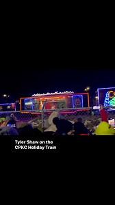 Did you see the Holiday Train?? Get any cool pics or videos? Here’s Tyler Shaw performing in Lethbridge Alberta Canada #lethbridge #CPKCholidaytrain 🚂 | B-93