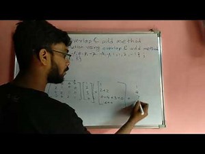 Overlap and Add method linear convoluton