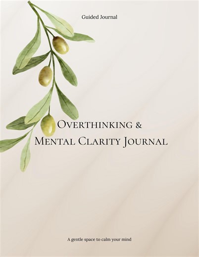 Guided Self Reflection Journal | Mental Clarity, Calm Mind (digital Download) - Etsy