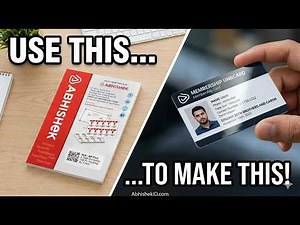 📇 How to Make Membership Cards from AP Film | High-Quality Printing with AP Film | AbhishekID.com