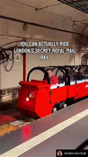 Get @reshare_app • @london.fun.hub London has a secret Underground mail rail — and you can actually ride it. Hidden beneath the streets, the Mail Rail at the @thepostalmuseum once transported letters across London for over 75 years. Today, you can hop on this tiny underground train and ride through the city’s hidden tunnels — a proper hidden gem and a huge hit with kids and adults alike. One of those experiences that even many don’t know exists. 100% worth adding to your London bucket list ✨ 📍 