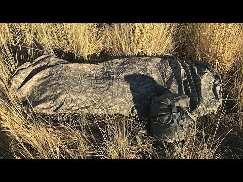 How to Properly Pack Newer USGI RFI Modular Sleep System (5 Part ACU Digital Camo)