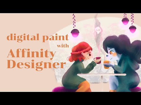 How to do digital painting with Affinity Designer