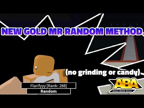 [ABA] HOW TO GET GOLDEN MR RANDOM EASY METHOD (NO GRIND NO CANDIES)