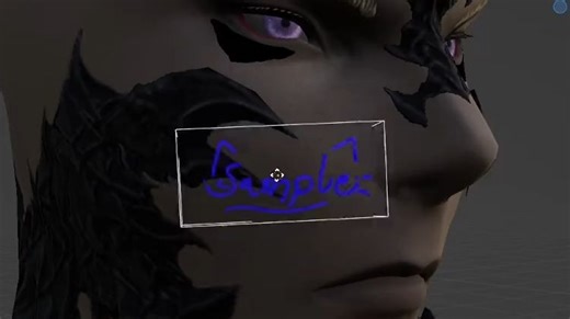 |在任意模型上贴纸|零基础制作 FF14mod Part.3 Extra1