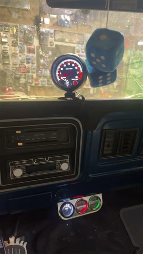 All gauges are wired up ! 1978 f100 temp, oil, volts & tac gauges !