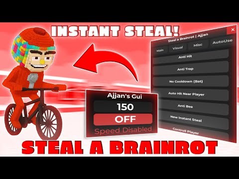 🔥Steal a Brainrot Script (PASTEBIN) 2025 | 😱Instant Steal, 👑Noclip, Anti-Hit, Speed Max NOKEY🔮