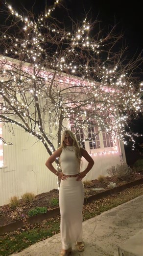cheer banquet 🤍🤍 #dress #set #blonde #utah #fyp | Dresses