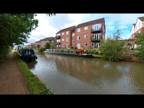 Peaceful Canal Walk to Fazeley Junction. English Countryside 4K. UK Walking Tour.