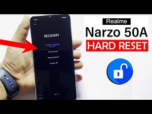 How to HARD RESET Realme NARZO 50A in JUST Seconds!" with easy trick 2023