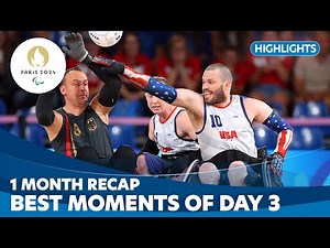1 Month Recap: The Best Moments of Day 3 At The Paris 2024 Paralympics🏅✨