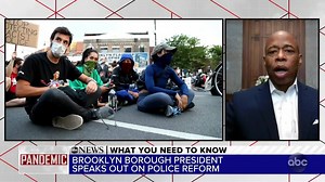 6.1K views · 72 reactions | “We must be vigilant of making sure we can protest, but we can’t do it with violence,” Brooklyn Borough President Eric Adams says, about protests in New York following the death of George Floyd. https://abcn.ws/2A0NX1u | ABC News Live | Facebook