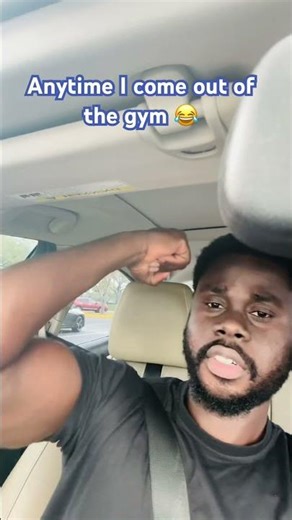 Anytime I come out of the gym 😂 #gym #flex #muscle