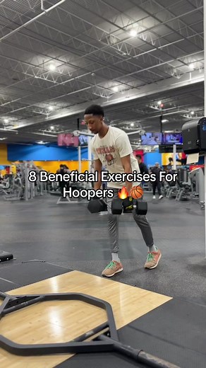 Here's 8 essential exercises for hoopers that will strengthen your lower body (legs). You need leg power & balance to be a force on the basketball court! Put these in your workout routine. #fyp #foryoupage #hooper #ballislife