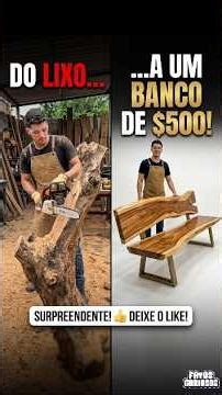 He turned trash into R$2,500! This kid's talent is unbelievable... 😱🪵