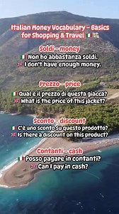 Italian Money Vocabulary – Basics for Shopping & Travel 🇮🇹💸#LearnItalian #ItalianShopping #ItalianVocabulary #MoneyInItalian #SpeakItalian #DailyItalian #ItalianForTravelers #ItalianReels #ItalianGrammar #LanguageLearning | Piccolo Maestro