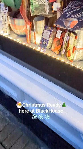 15 reactions | WE ARE...... 珞Christmas Ready 珞 Here at BlackHouse.... Boom, last window of 2025 done, it a lot of work but ...it done  We have got some goooorrrgggous ❤️ Christmas gifts for every member of the family and friends  Pop into BlackHouse here in Gullane for a wee look  | BlackHouse | Facebook