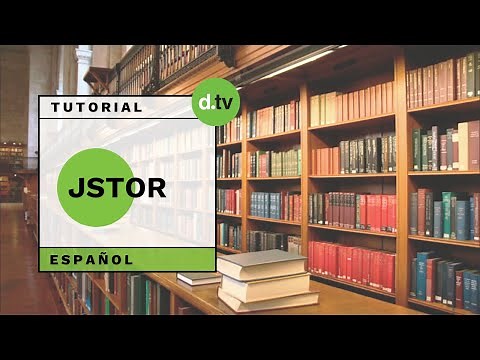 DOTLIB - JSTOR (Español) - Tutorial