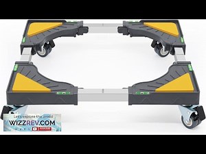 Nefish Heavy Duty Dolly for Washing Machine Adjustable Mini Fridge Stand washer