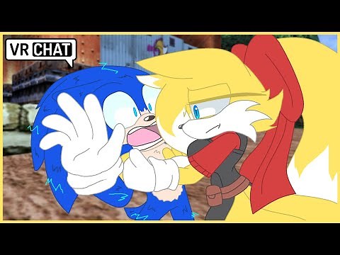 Movie Sonic Meets Female Tails?! (VR Chat)