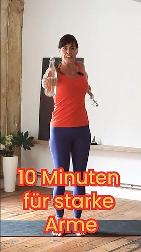 👉 10 Minuten für starke Arme 💪 | Sanftes Training mit Wasserflaschen