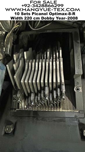 10 Sets Picanol Optimax 8 R Width 220 cm Dobby Year–2008-reel