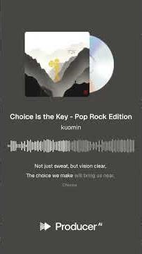 Choice Is the Key #music #spotifyclone #song #lyrics #playlist#老范閒閒